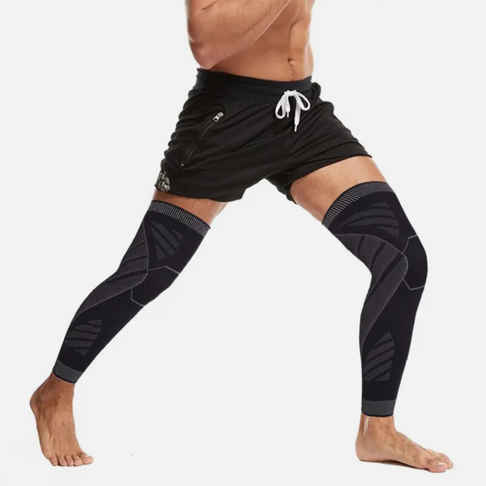 Compression Sport Legarex porté par un homme en mouvement sportif, LG-M-123322, LG-L-123GGS,LG-XL-KKSHS